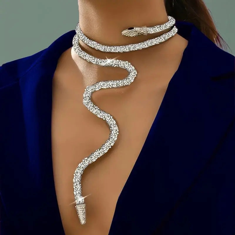Silver Bendable Necklace Elena