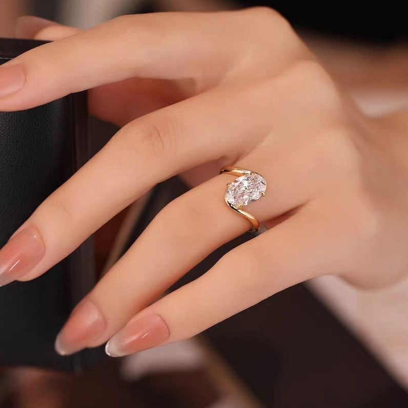 Oval Rapture Ring