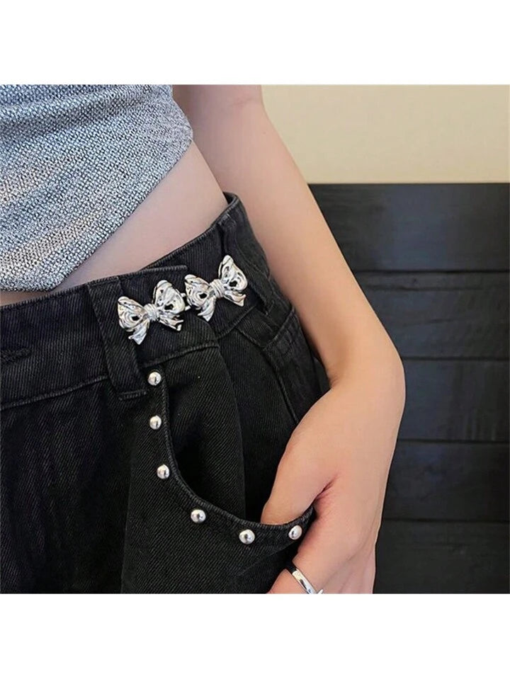 Bowknot Button Waistband ELENA