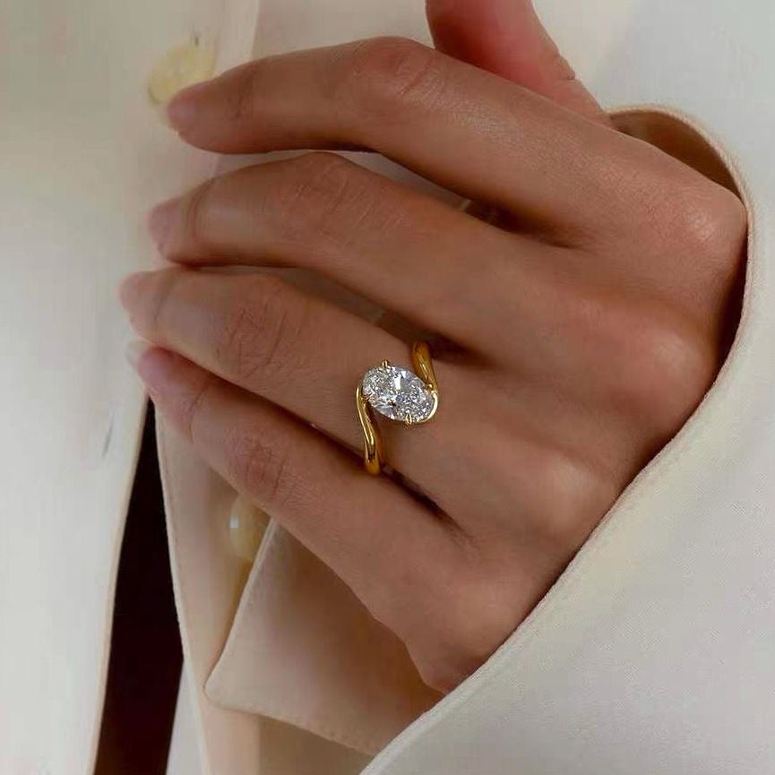 Oval Rapture Ring