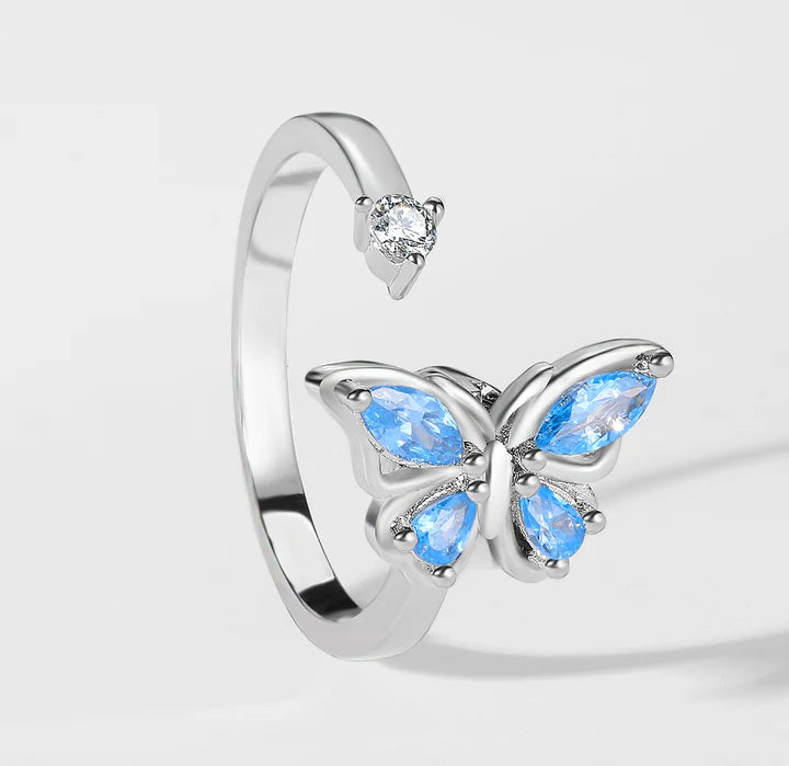 Butterfly Spinner Ring ELENA