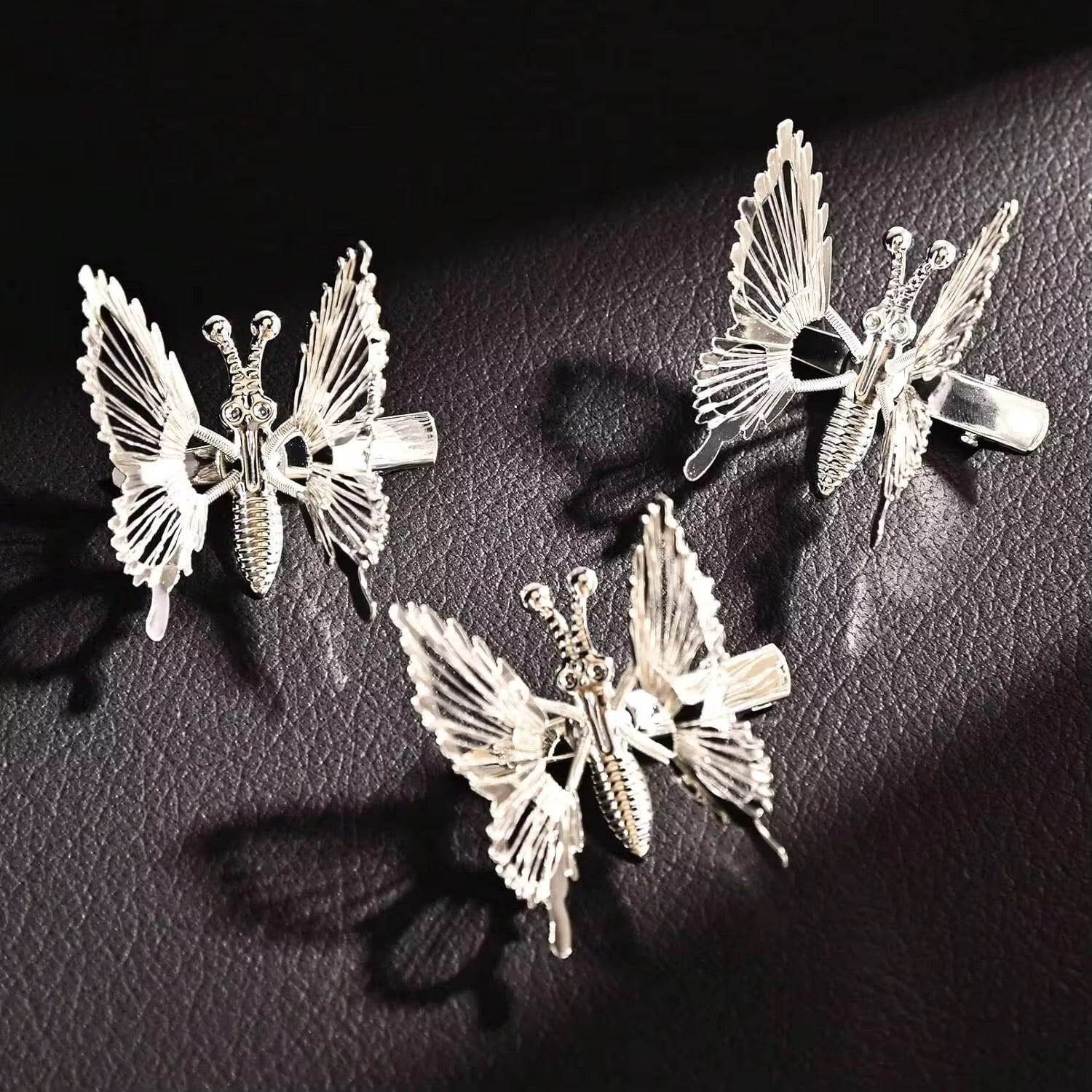 Moving Butterfly Hair Clips