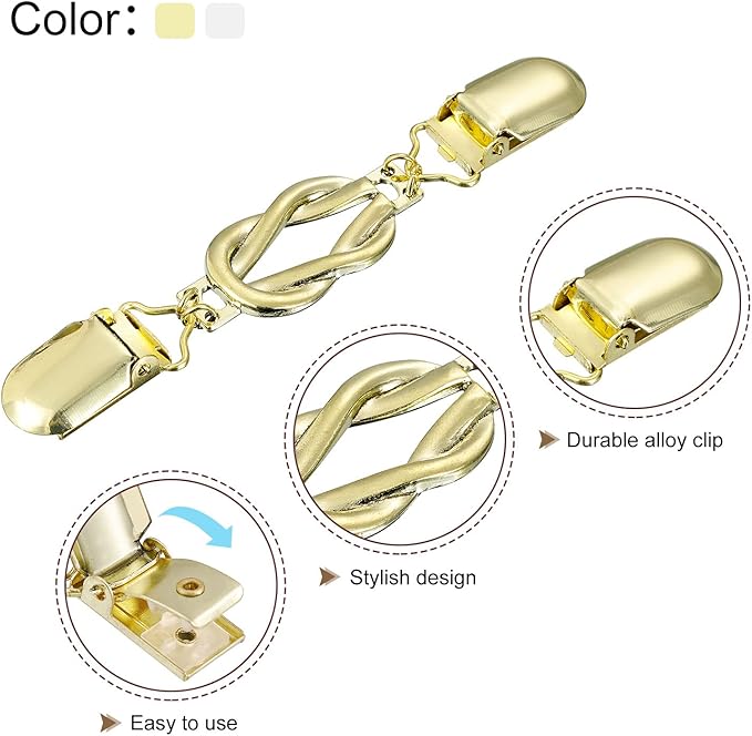 Infinity Cinch Clips silver