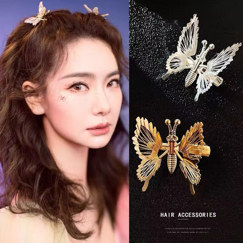 Moving Butterfly Hair Clips