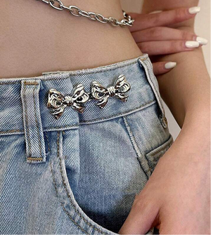 Bowknot Button Waistband ELENA