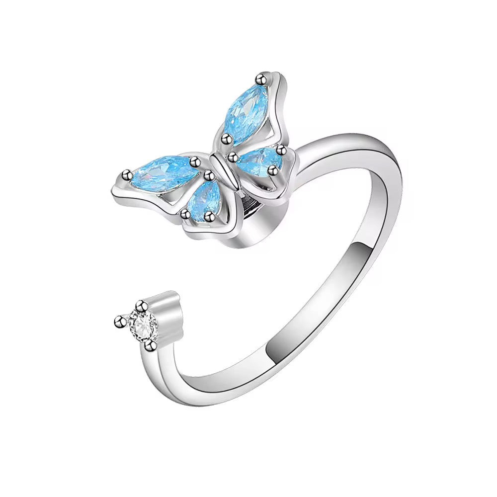 Butterfly Spinner Ring
