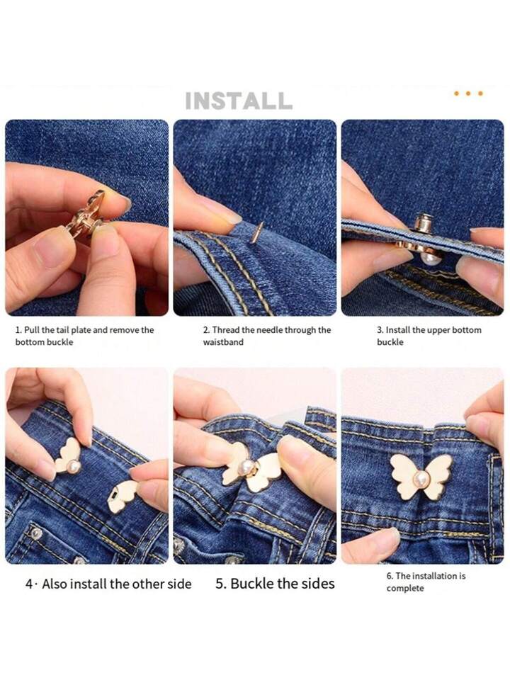 ButterFly Waist Knots (White)