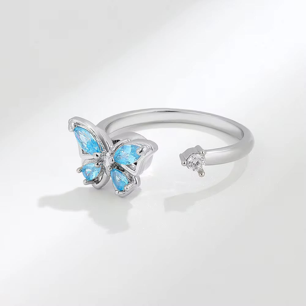 Butterfly Spinner Ring ELENA