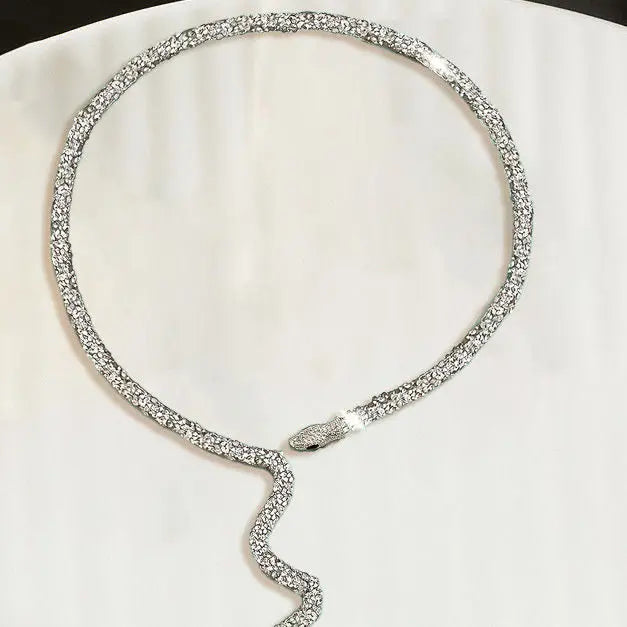 Silver Bendable Necklace Elena