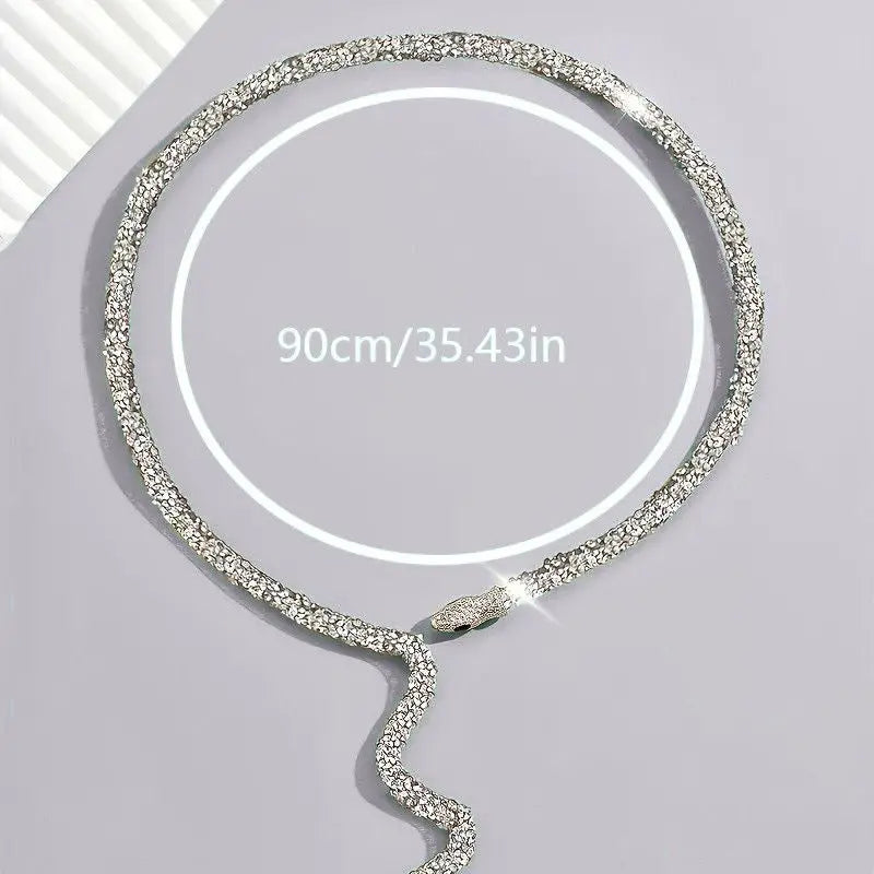 Silver Bendable Necklace Elena