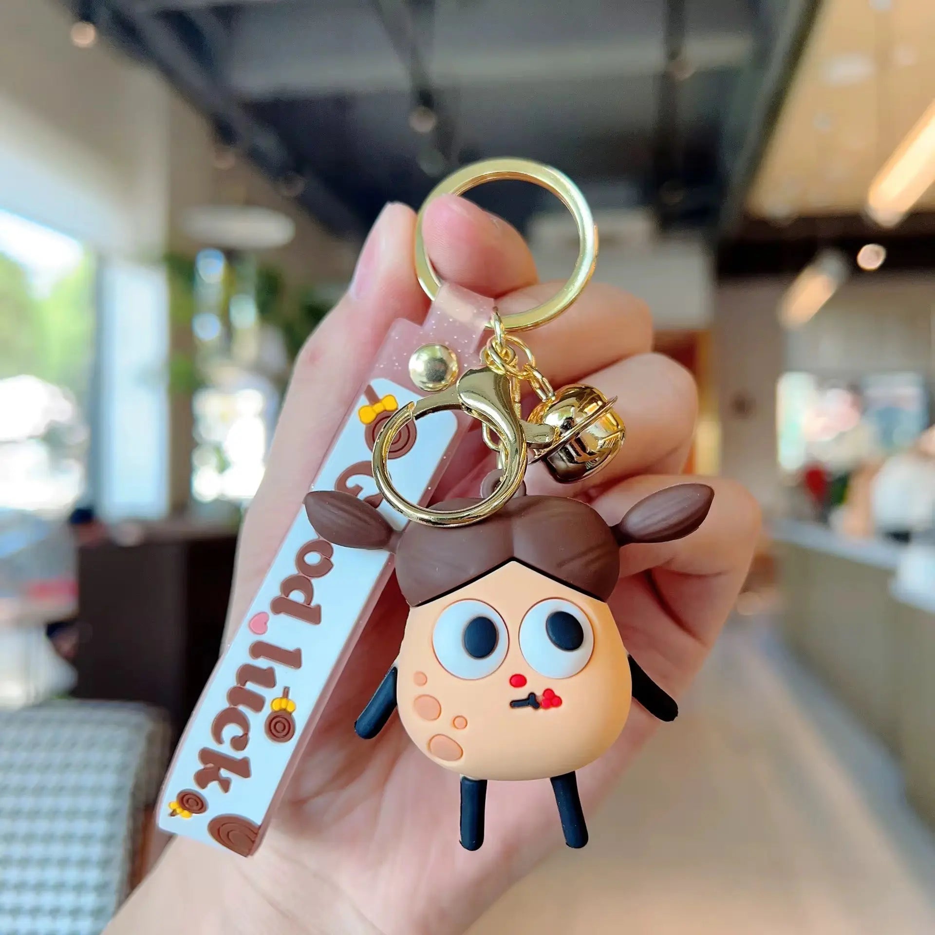 Crazy eye Keychain ELENA