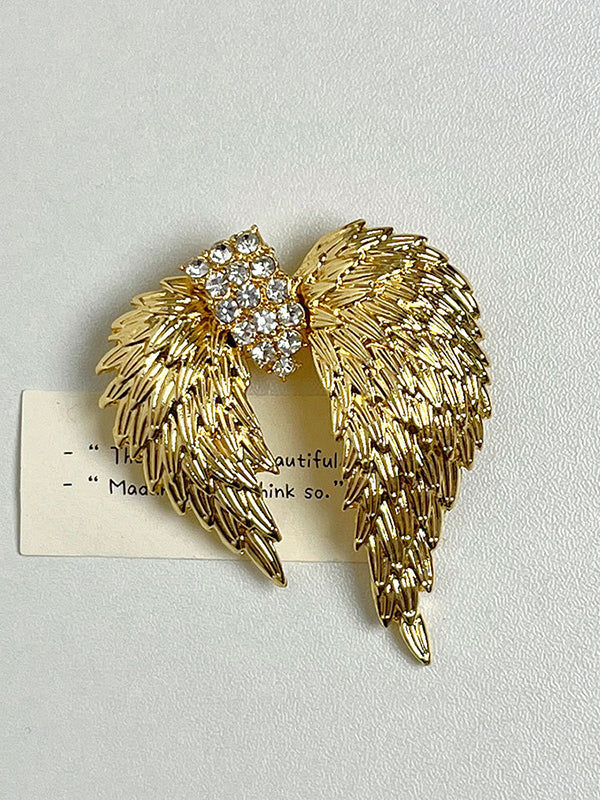 Geometric Rhine Stones Brooch