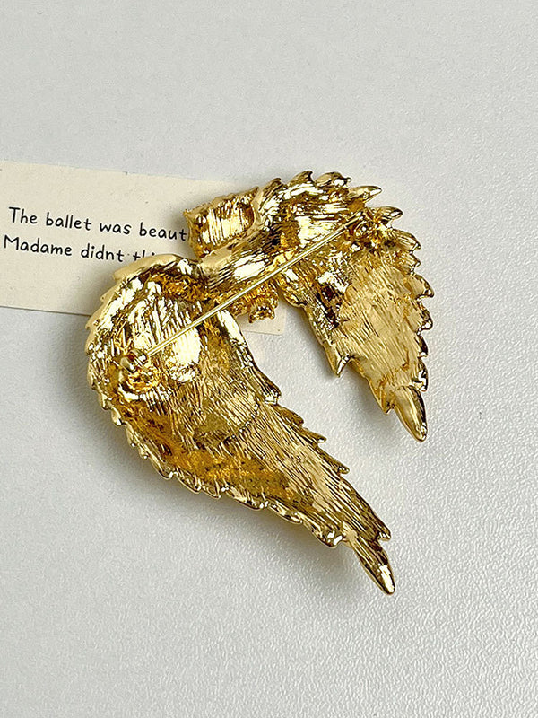 Geometric Rhine Stones Brooch