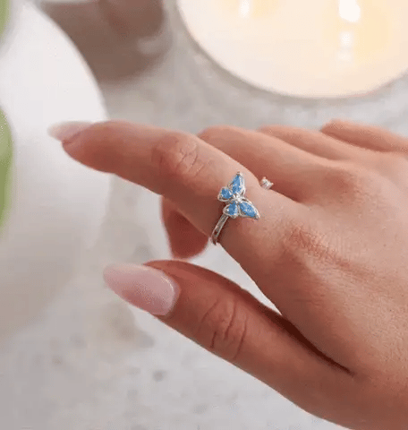 Butterfly Spinner Ring