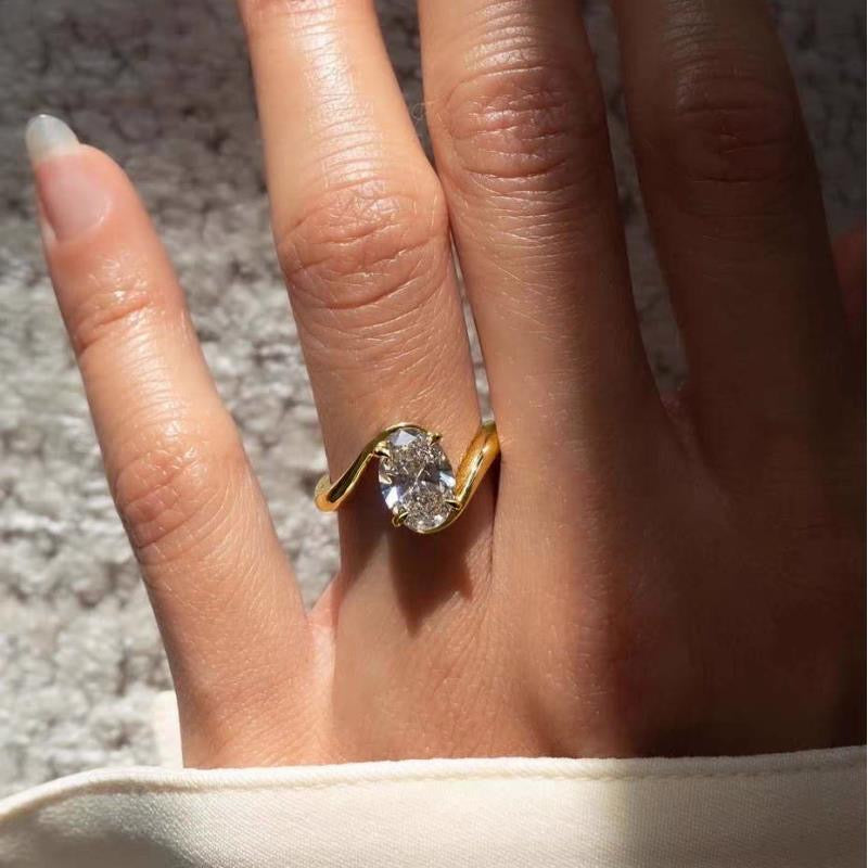 Oval Rapture Ring