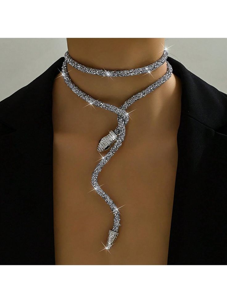 Silver Bendable Necklace Elena