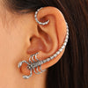 Silver Scorpion Earrings (Left+Right)