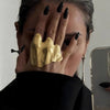 Gold Knuckle Ring