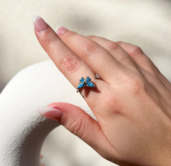 Butterfly Spinner Ring