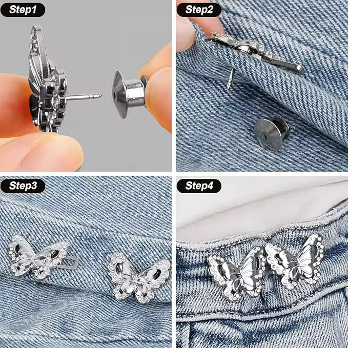 Silver Magic Butterfly Waistband