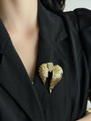 Geometric Rhine Stones Brooch